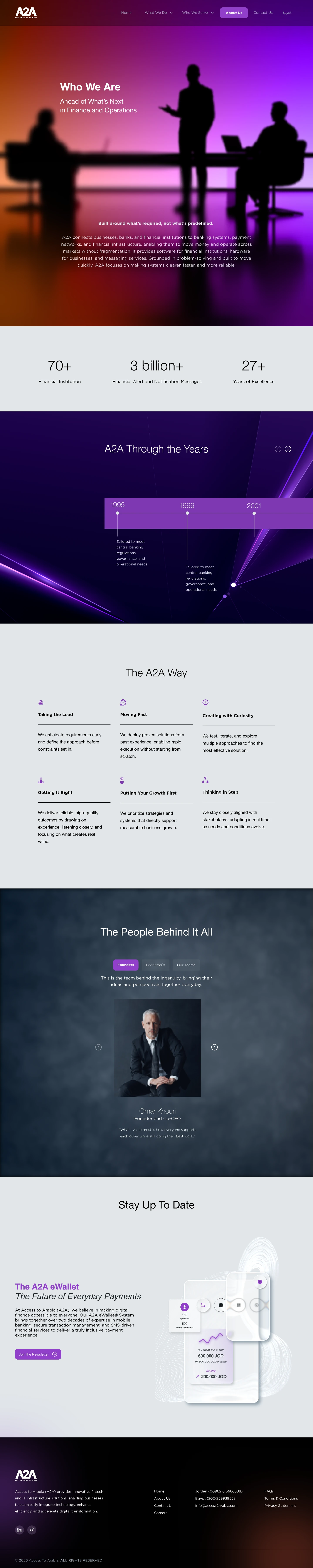 Why A2A