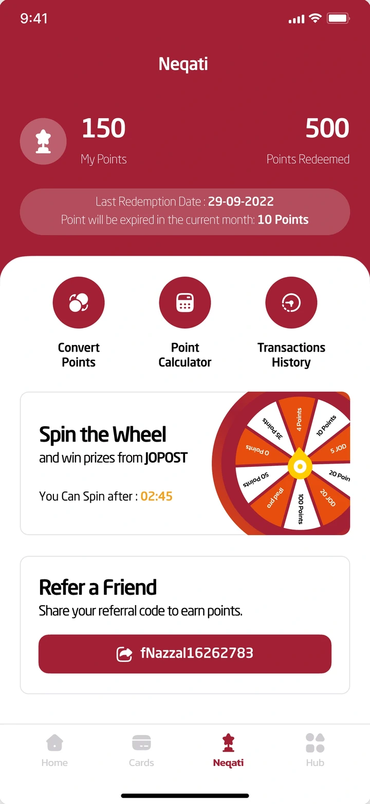 Loyalty points