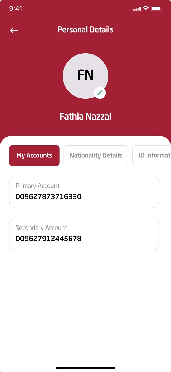 Personal details