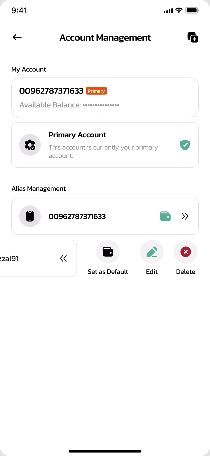 Account management